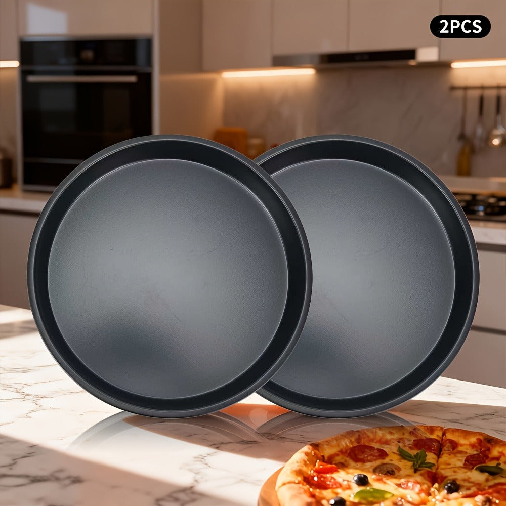 Nonstick Bakeware Set Stackable Space-Saving - Round & Square Pans, Waffle Tray, Cookie Sheet, Dishwasher Safe, Carbon Steel Baking Pan Set for Oven, 2pcs / 5pcs / 10pcs Options