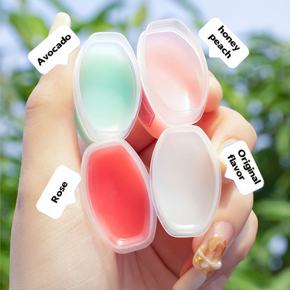 32-Piece Mini Pot Lip Balm Set with Eight Pictured Colors in Four Boxed Assortments and Heart Carton