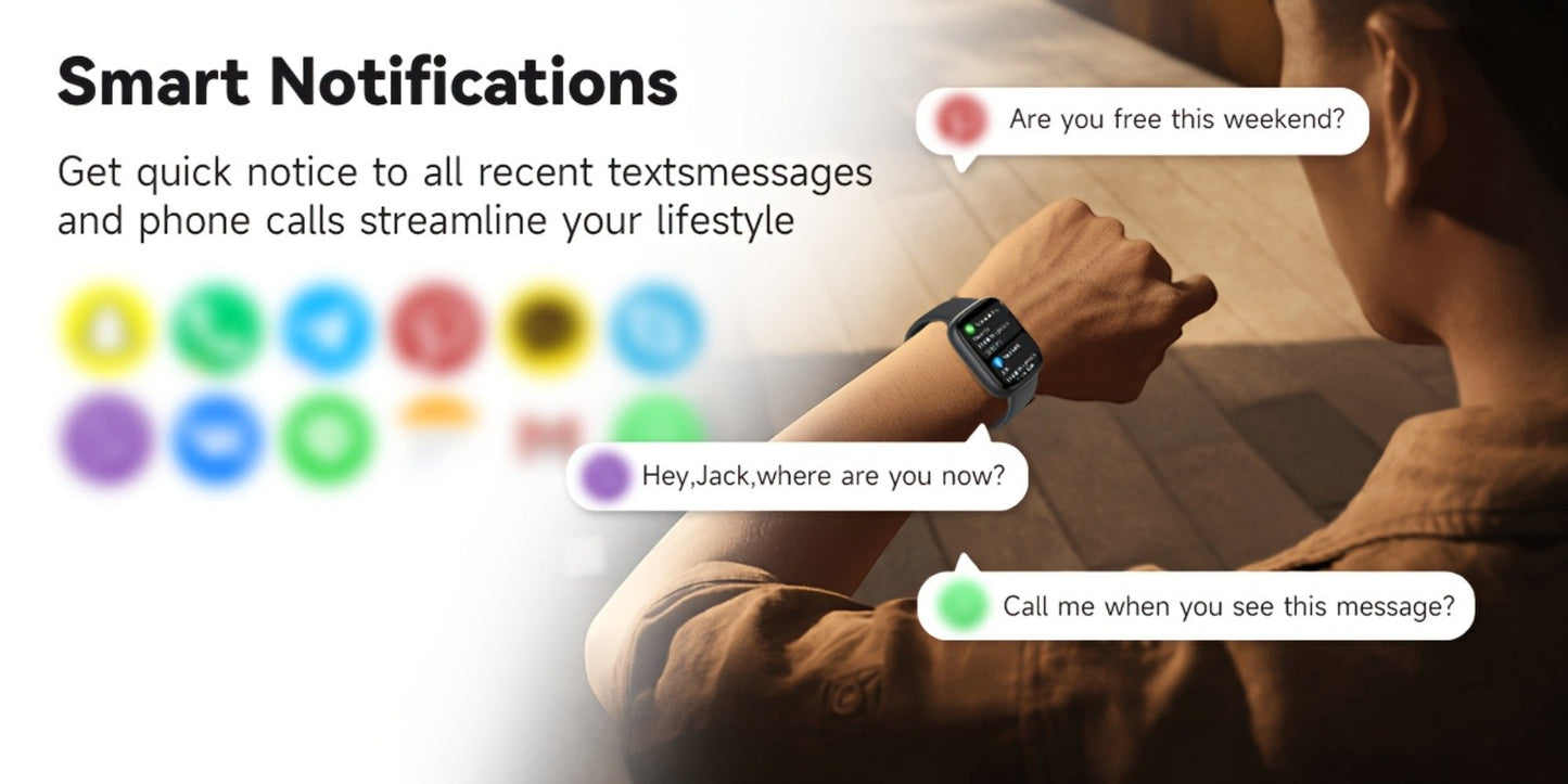 Smartwatch – Alexa Built-in Waterproof 1.83" HD – Wireless Calling, 100+ Sport Modes, Heart Rate SpO2 Sleep Tracker, Optional Woven…