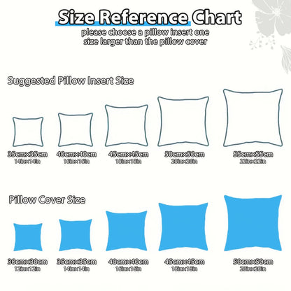 Four-Pack White Throw Pillow Inserts with Zippered Covers in 14-, 16-, 18-, 20- or 22-Inch Square Sizes