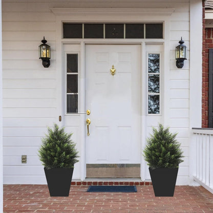 Artificial Cedar Topiary Trees in 2 or 3 Foot Heights with One- or Two-Piece Pack Checkouts