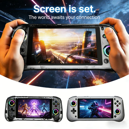 Handheld Game Console J55 with 5.5-Inch Large HD Display, 64GB Options, Linux-based system, Handheld controls