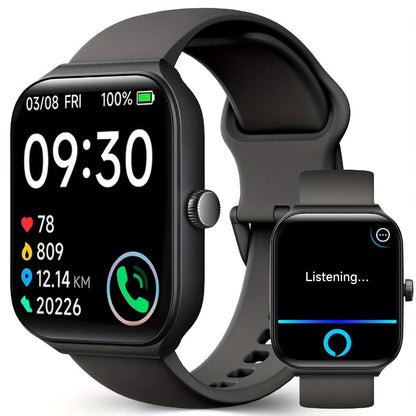 Smartwatch – with Alexa Built-in FAWEIO 1.95" Large Display, Wireless Calling, 100+ Sport Modes, Pedometer Heart Rate Sleep Blood…