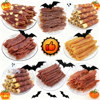 Dog Treats Mixed Chicken, Duck and Sweet Potato Chew Assortment with Four Retained Combination Options