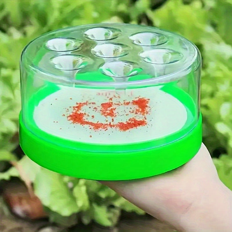 Flying Insect Trap 2 Pack - Non-Toxic Reusable Bug Catcher with 7 Holes, No Electricity, Safe for Home & Garden