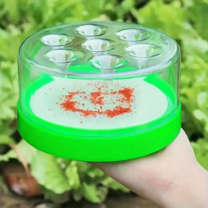 Flying Insect Trap 2 Pack - Non-Toxic Reusable Bug Catcher with 7 Holes, No Electricity, Safe for Home & Garden