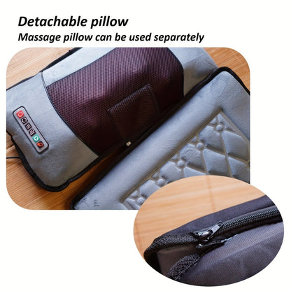 EMS Leg Massager Full Body Massage Pad 10-Zone Wave Vibration Kneading Pillow with Foot Calf Massager Hot Compress & Storage Bag