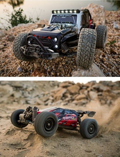 Remote Control Car, 1:16 Scale 4WD Off-Road Truck with 2.4GHz Control, 70KM/H Source Speed and Four Color Options