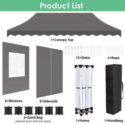 Pop Up Canopy Tent with Sidewalls | Outdoor Party Wedding Backyard