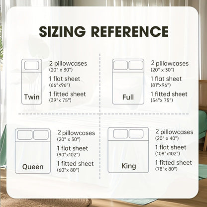 Deep-Pocket Fitted Sheet in Eleven Colors and Twin, Full, Queen or King Checkout Sizes for Home and Everyday Use