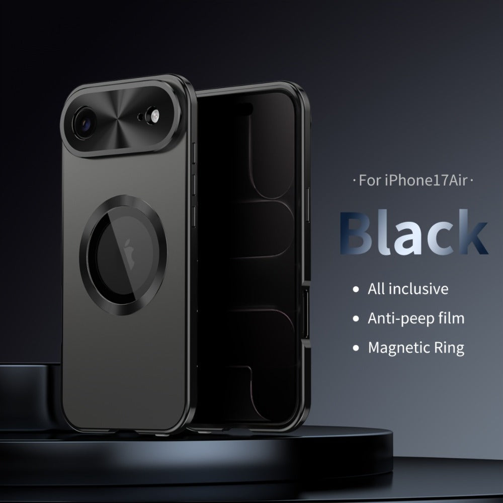 Two-Piece Privacy-Panel Magnetic iPhone Case with Camera Protection in 24 Model and Color Options