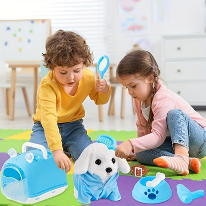 Robot Puppy Toy for Kids That Walks & Barks – Interactive Touch Response Electronic Dog | Special Edition Bow Tie | Safe Non-Toxic | Birthday Christmas Gift for Boys & Girls Ages 3+