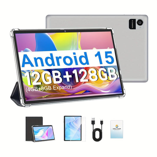 CRELANDER 2-in-1 Tablet 10 Inch 12GB RAM 128GB ROM, W30 Pro 2025 Android Tablet with Keyboard Mouse Stylus Protective Case, IPS Touch Screen 1TB Expandable, Laptop Tablet PC Bundle for Work Study Drawing – W30 Pro Set