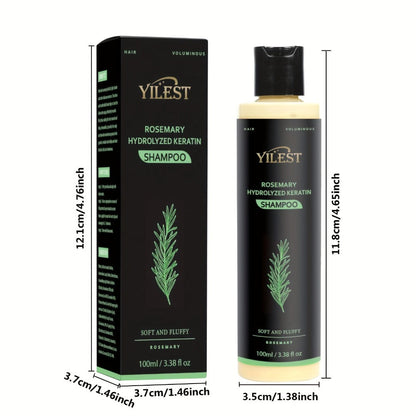 Rosemary Shampoo for hair care & Volume — Enriched with Rosemary Extract, Amino Acids & Plant Squalane | Strengthening, Moisturizing &
