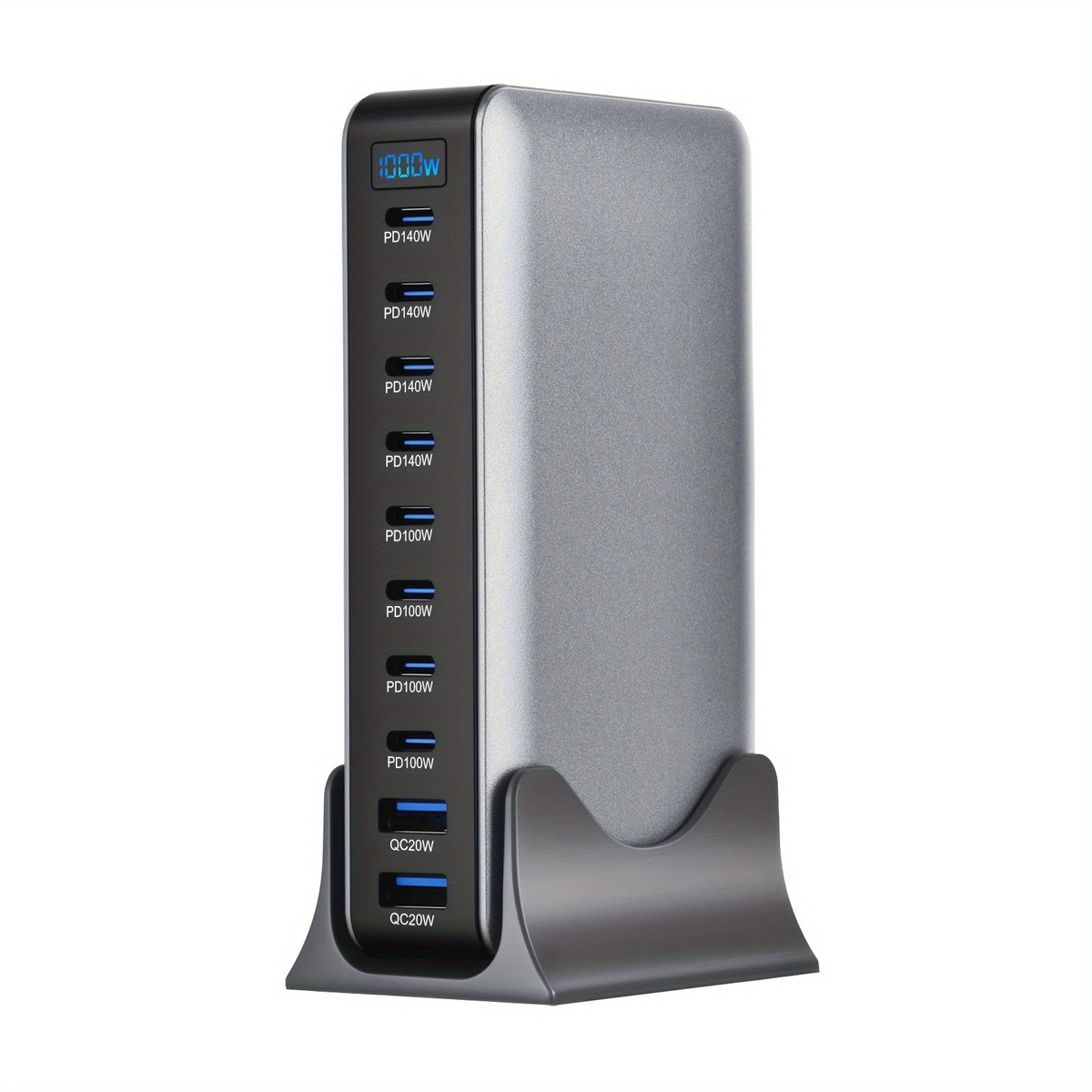 GaN Charging Station 1000W GaN3 10-Port USB-C Fast Charger for Laptops Tablets Smartphones for an Everyday Personal Care Routine