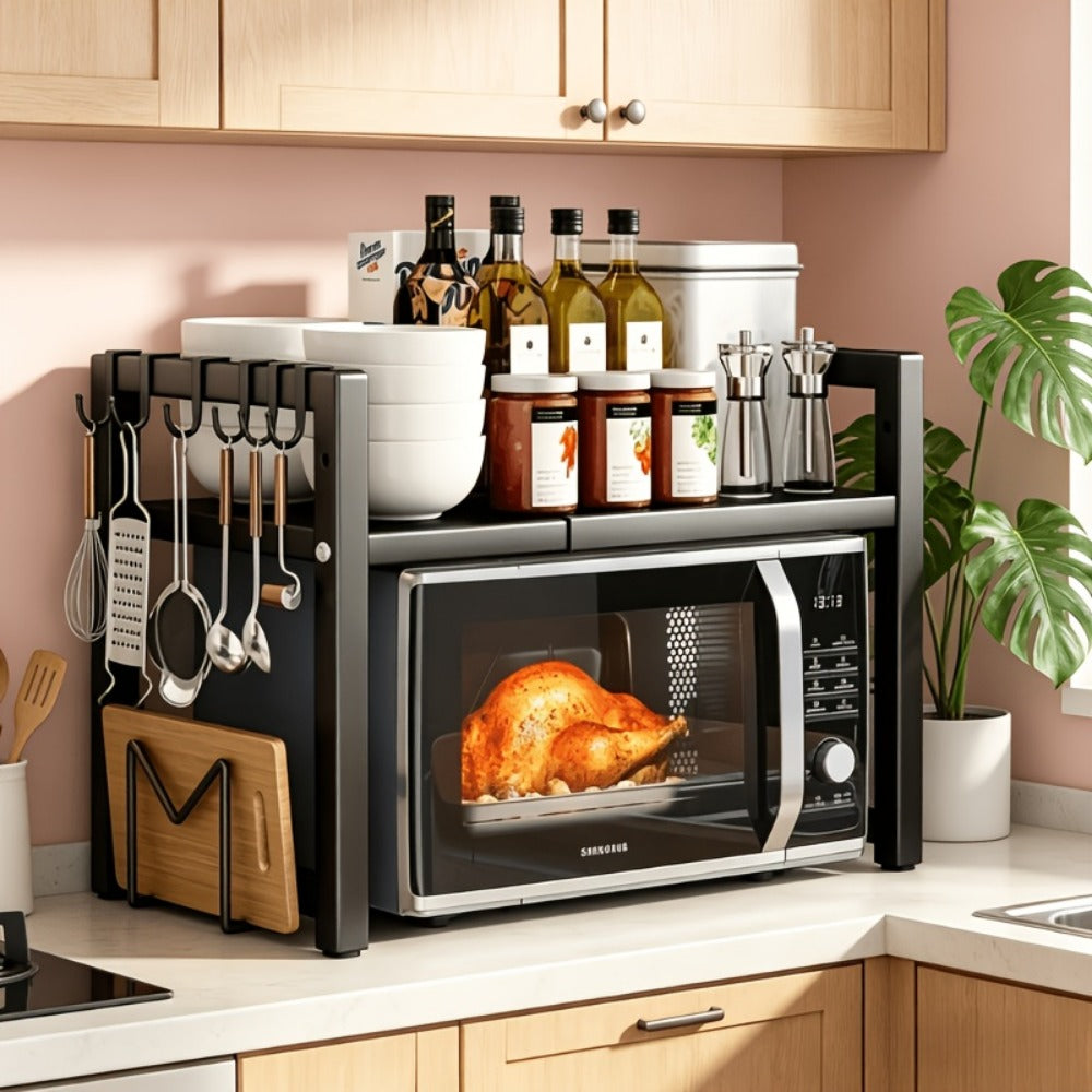 16-24 Inch Kitchen Shelf with Tool-Free Assembly for Organized Everyday Storage detail image - detail view 11