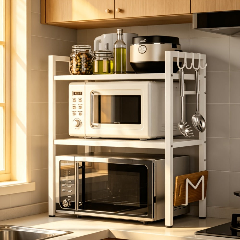 16-24 Inch Kitchen Shelf with Tool-Free Assembly for Organized Everyday Storage detail image - detail view 12