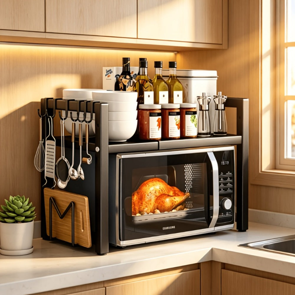 16-24 Inch Kitchen Shelf with Tool-Free Assembly for Organized Everyday Storage detail image - detail view 13