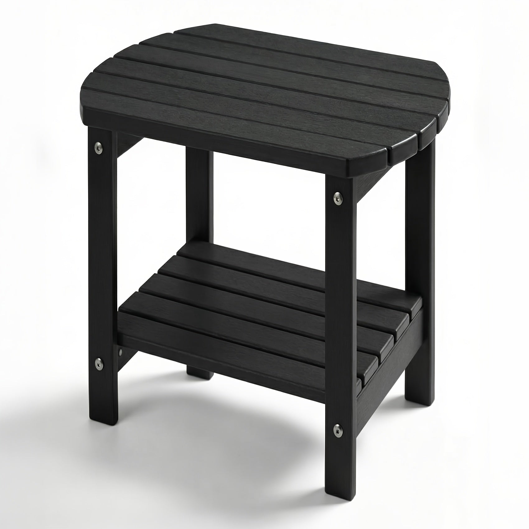 Outdoor Side Table shown in the Black, YXHDPE006 option