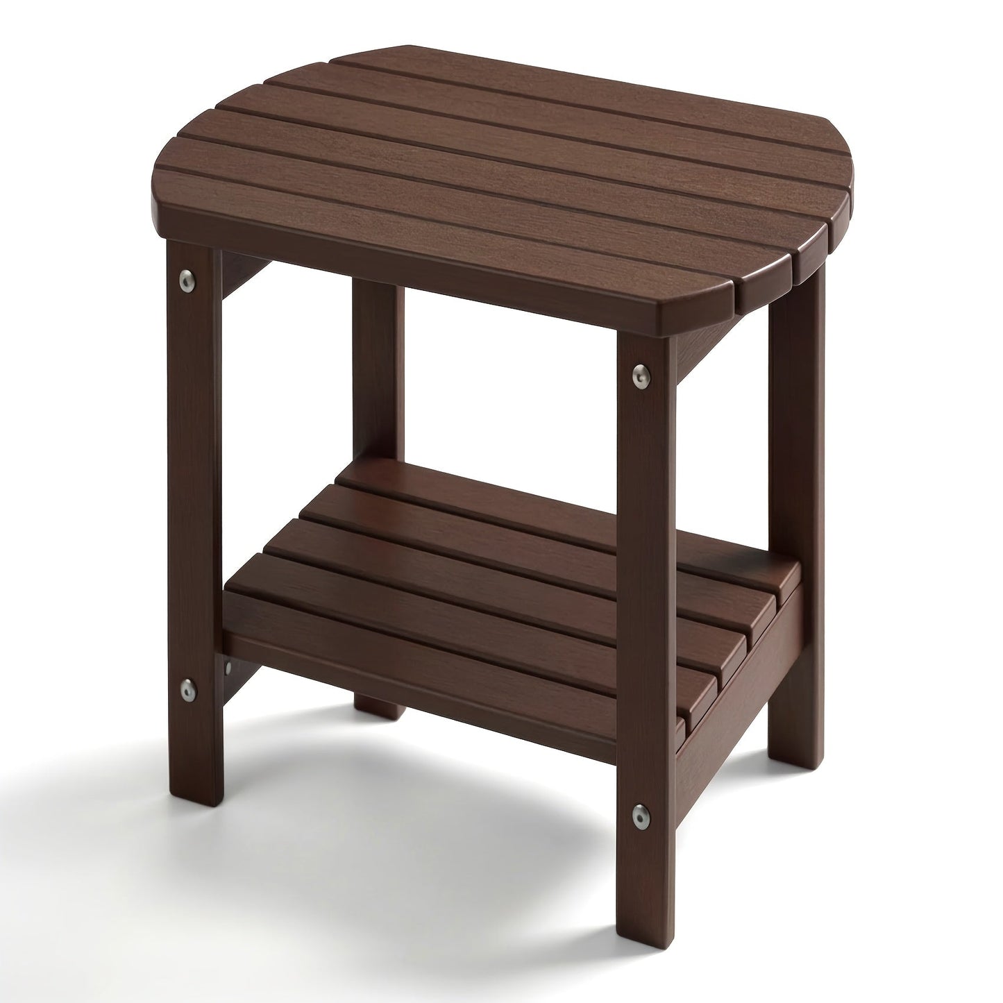 Outdoor Side Table shown in the Brown, YXHDPE006 option