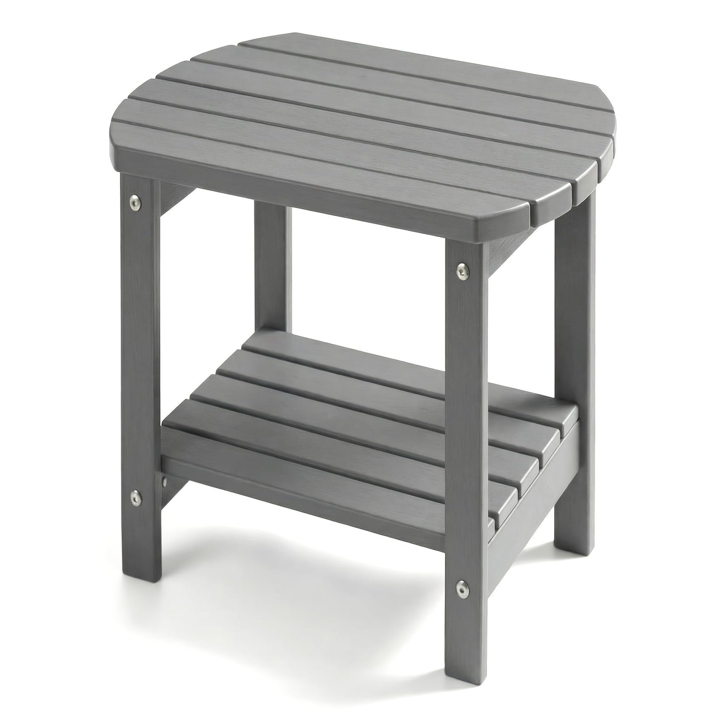 Outdoor Side Table shown in the Grey, YXHDPE006 option