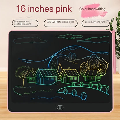 LCD Doodle Board 16 Inch with Stand, Flexible Screen Eye Protection, Portable Educational Drawing Toy for Kids & Adults