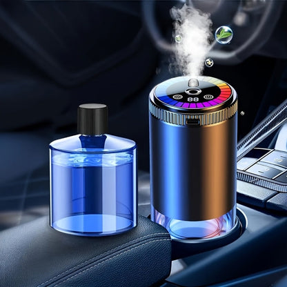 Car Air Freshener Starry-Light Rechargeable Diffuser with 11 One- and Three-Bottle Fragrance Bundle Options