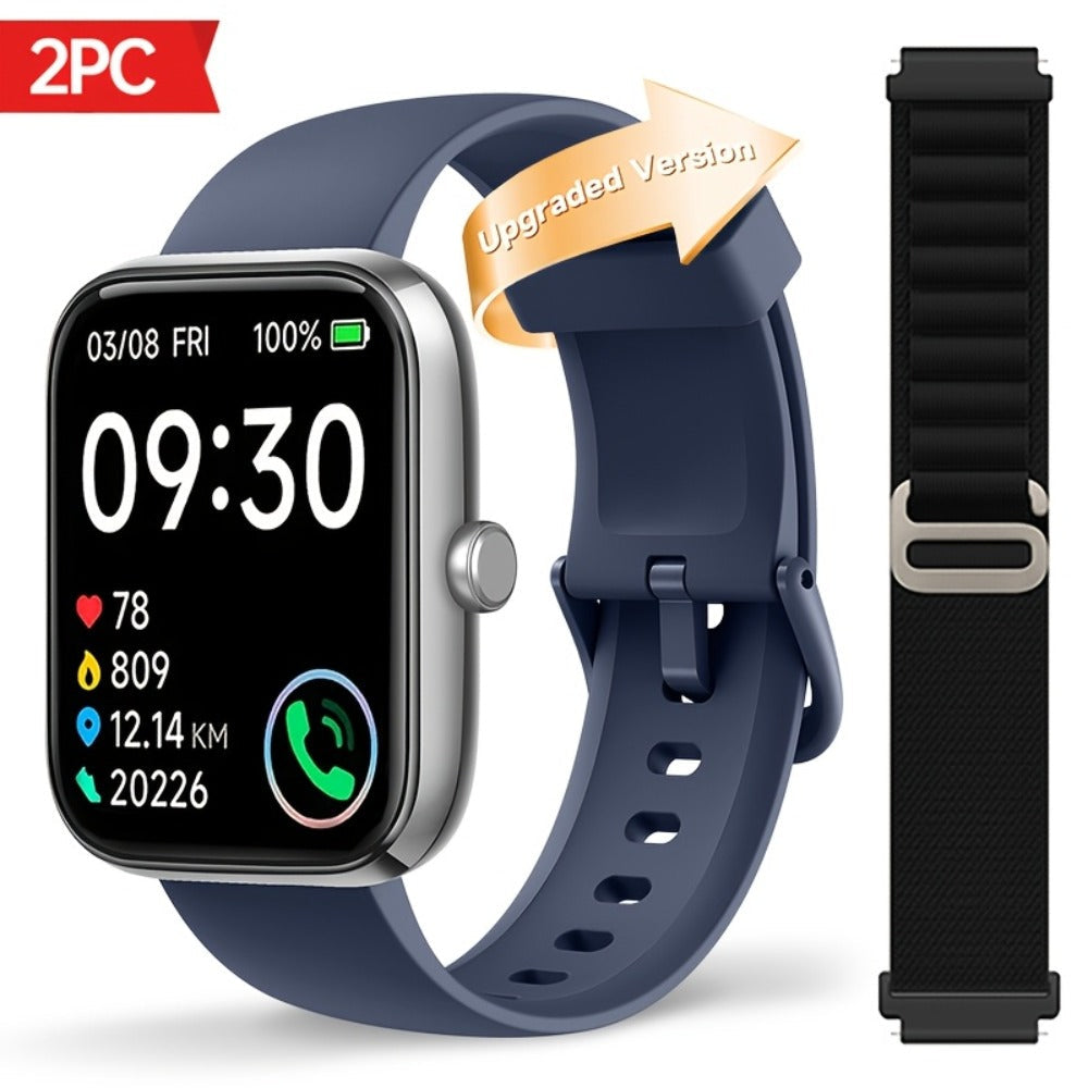 Smartwatch – with Alexa Built-in FAWEIO 1.95" Large Display, Wireless Calling, 100+ Sport Modes, Pedometer Heart Rate Sleep Blood…