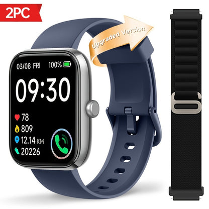 Smartwatch – with Alexa Built-in FAWEIO 1.95" Large Display, Wireless Calling, 100+ Sport Modes, Pedometer Heart Rate Sleep Blood…