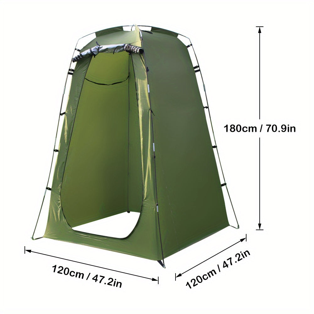 Camping Tent Accessory Pop-Up Privacy Shelter, 47.2 x 47.2 x 70.9 Inches with Stakes and Bag