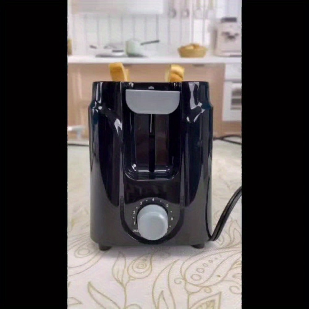 750W Slim Two-Slice Toaster with Six Shade Settings, Reheat, Defrost, Crumb Tray and Six Color Options