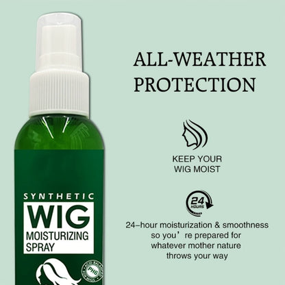 Synthetic Wig Refresher Spray Leave-In Conditioner — Revitalizes & Detangles Wigs & Hairpieces, Cleanses Between Washes, Extends Wig Lifespan, Soft Fresh Scent, Daily No-Rinse Wig Care for Synthetic Hair