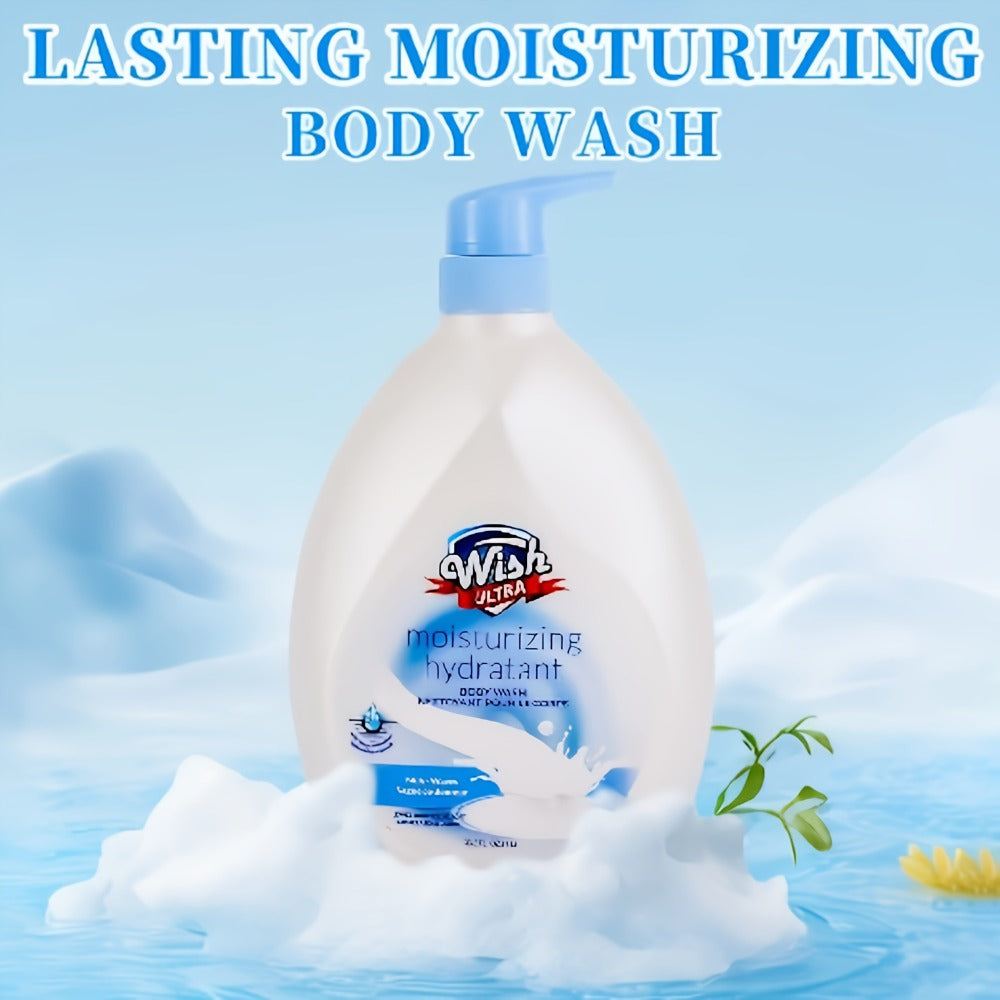 Pump-Bottle Body Wash with Vitamin E Label, Five Scent Options and Single or Two-Piece Packs