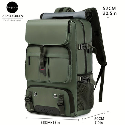 Laptop Backpack with Shoe Compartment, USB Port and Large Travel Storage in Eight Colors for Daily Use