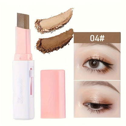 Dual-Color Eyeshadow Stick Set 6pcs Waterproof Smudge-Proof — Highly Pigmented Twist-Up Eye Shadow Pencil Kit, No Brush Needed Easy Blending Matte & Shimmer Eye Makeup for Women & Girls