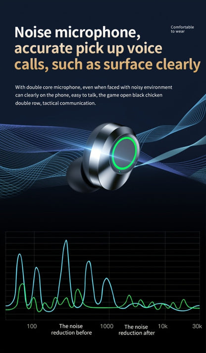Wireless Earbuds Bluetooth 5.4 800mAh High-Capacity Battery Mirror Design Noise Isolation for Sports Running Fitness Gym Compatible with All Smartphones Modern Stylish