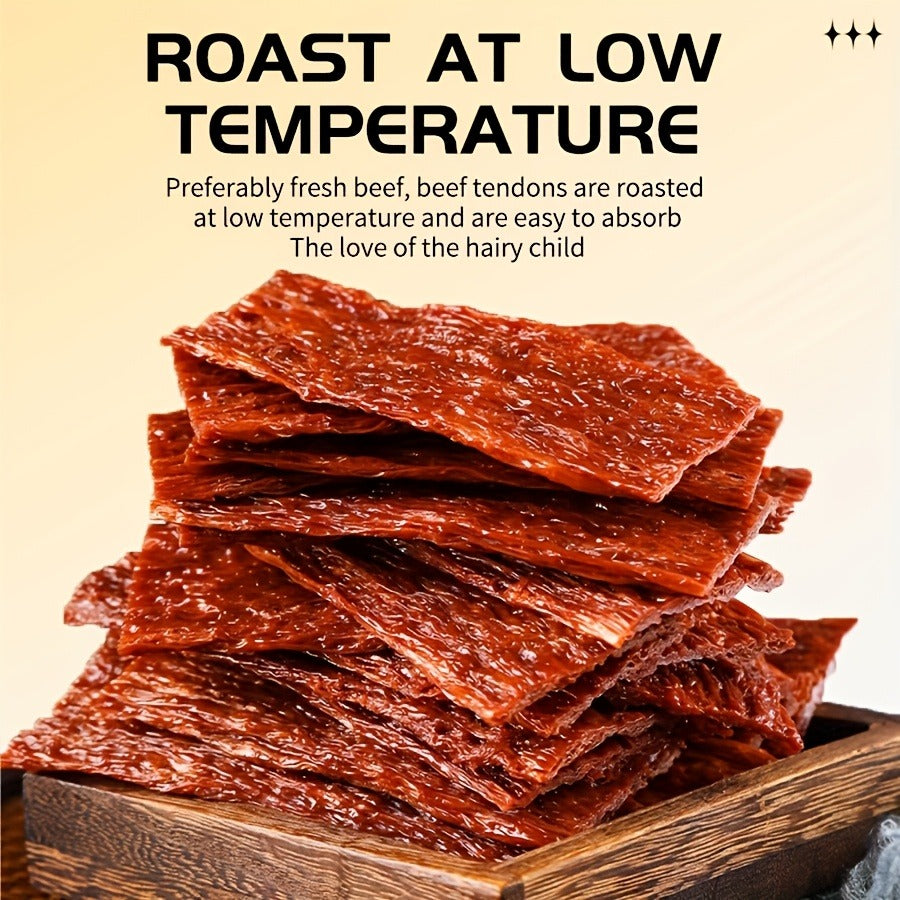 Dog Treats Beef Tendon Strips, Beef Cubes and Egg Yolk Bites in Seven 150g Variety Options