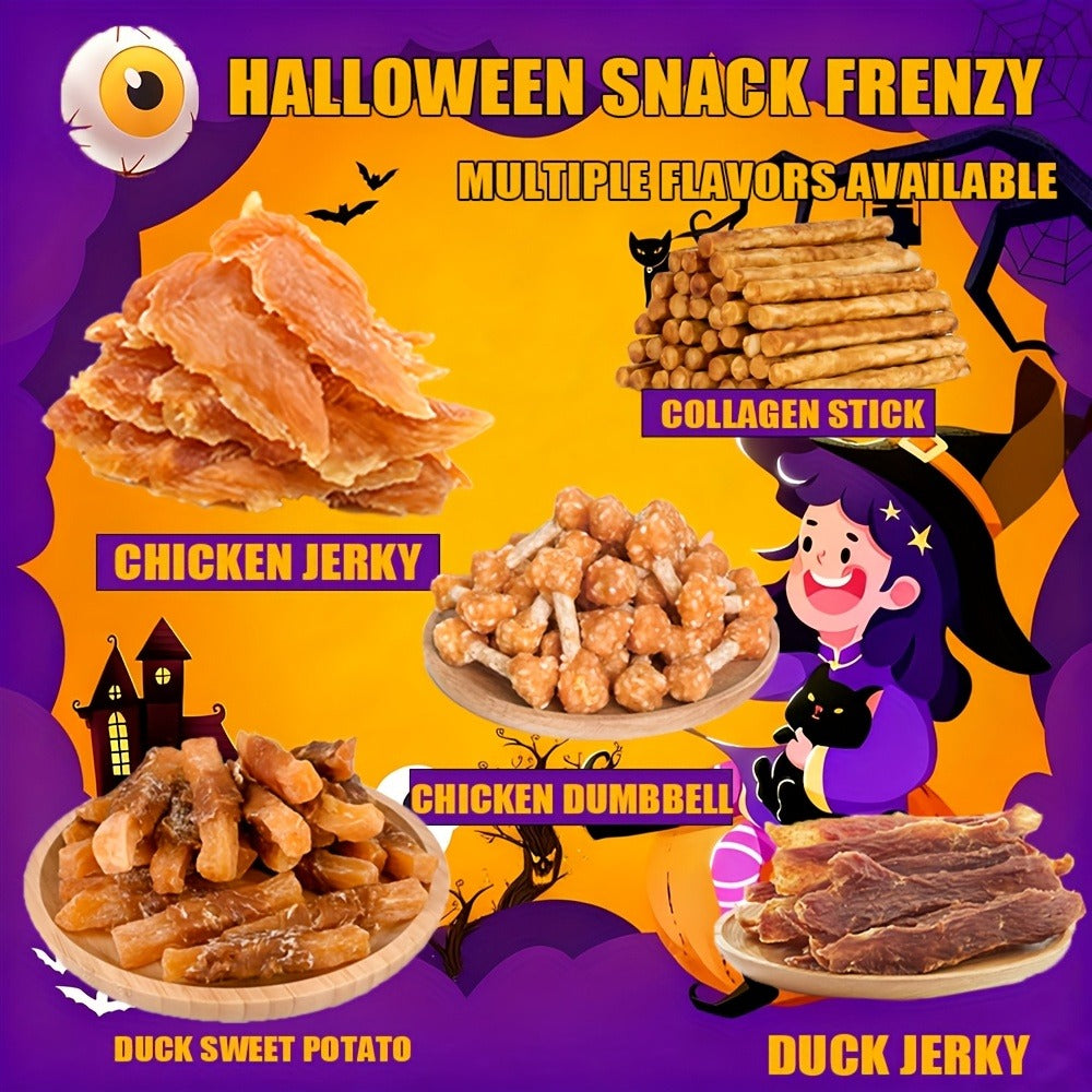 Dog Treats Mixed Chicken, Duck and Sweet Potato Chew Assortment with Four Retained Combination Options