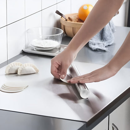 Cutting Board Stainless Steel Prep Surface in Four Sizes from 15.75 x 11.8 to 27.6 x 19.7 Inches