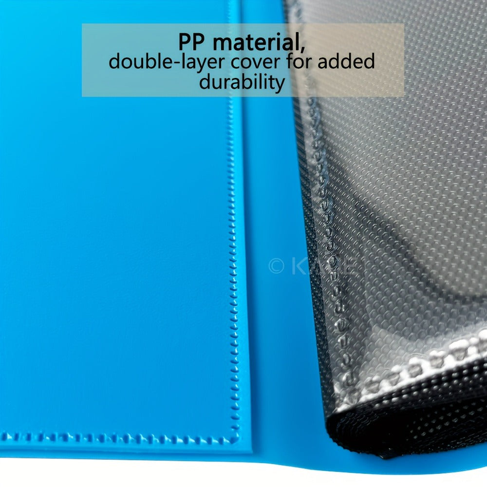360-Pocket Side-Loading Trading Card Binder with 20 Double-Sided Pages in Seven Cover Colors for Adult Collectors