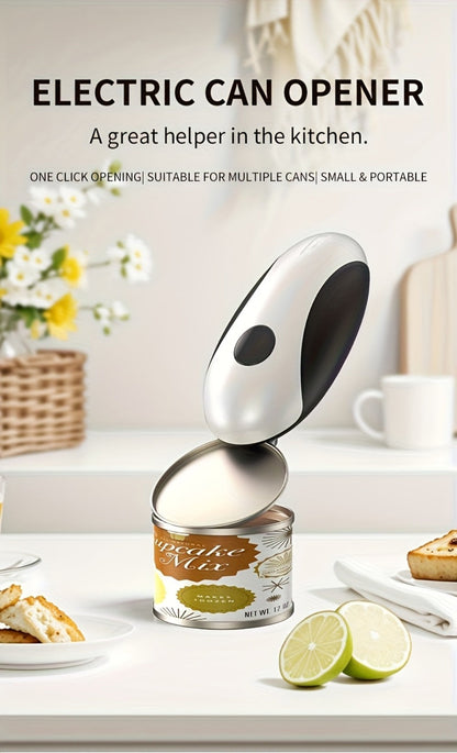 Cliton One-Touch Electric Can Opener with USB-C Rechargeable Power and Four Color Selections