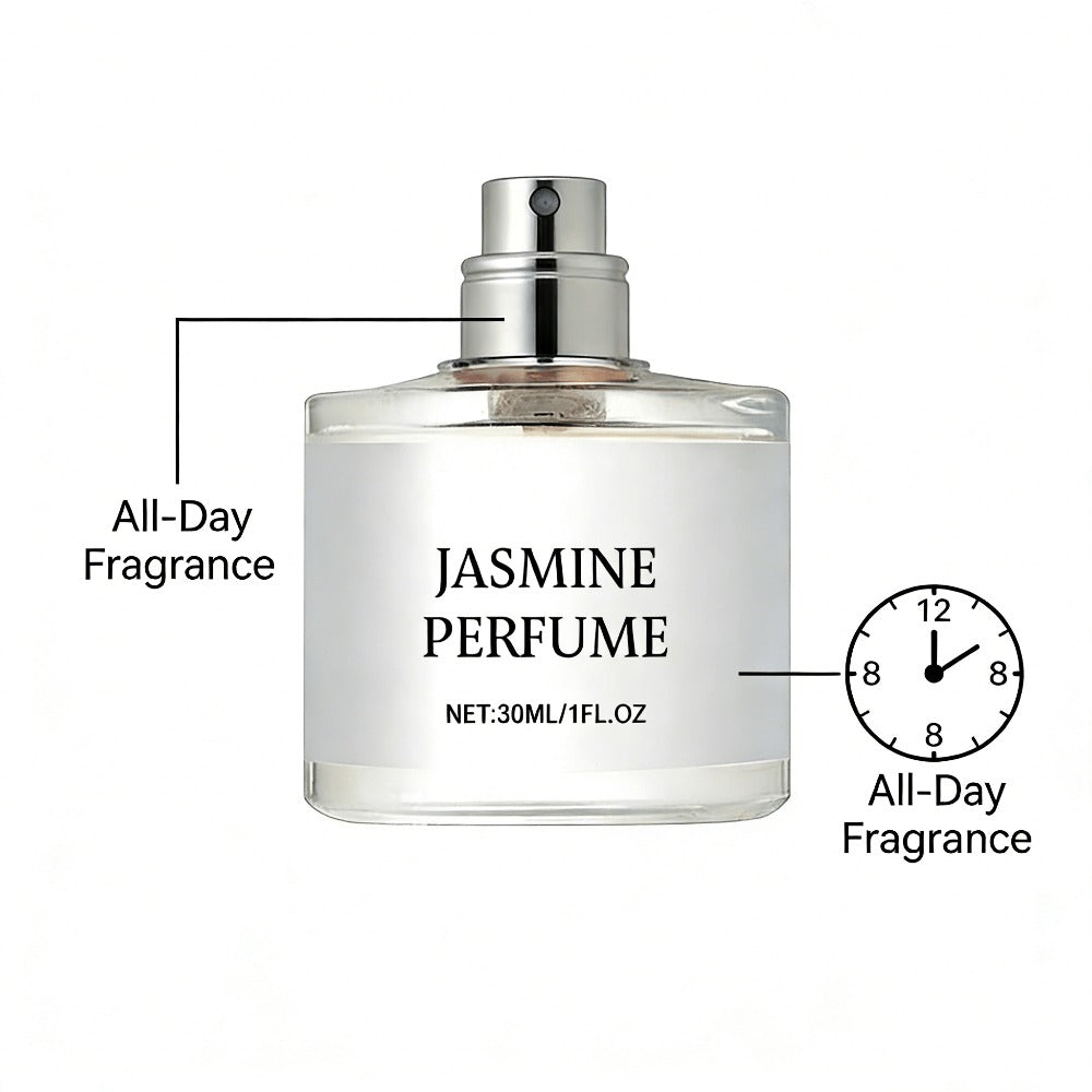 Women's Floral Perfume Spray — Jasmine & Sweet Orange Blossom | Fresh Mint Top Notes, Lavender Base | Long-Lasting 12-Hour Romantic Fragrance | Gift for Her