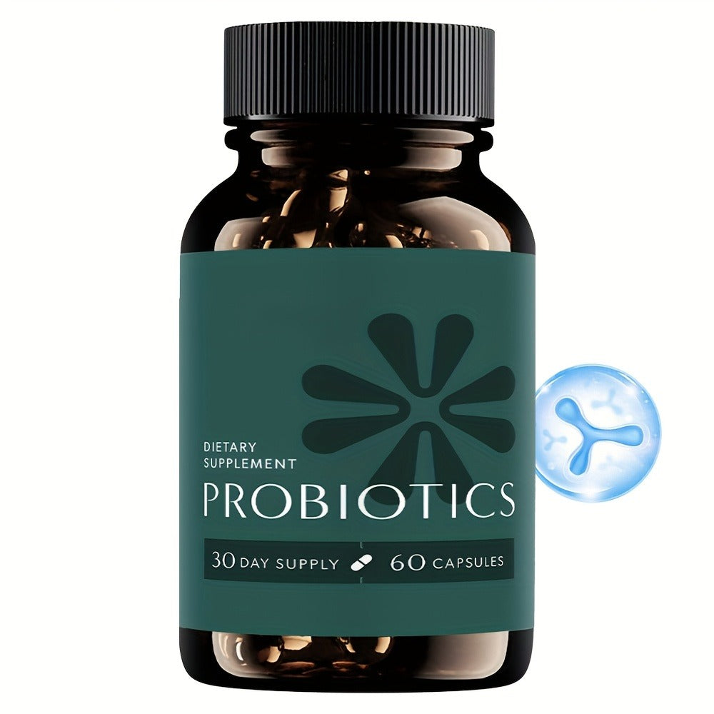 3-in-1 Probiotic Prebiotic & Postbiotic Capsules – Slow Release Synbiotic with Multi-Enzyme for Complete Gut Health & Digestive Harmony | 60 Capsules | ShopVora UK