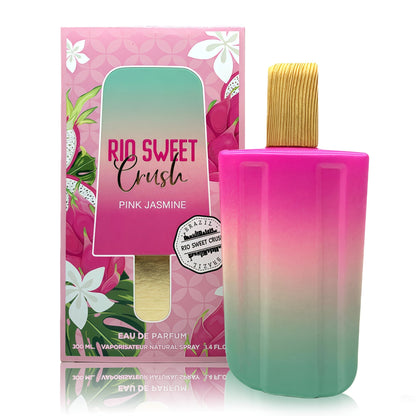 Eau de Parfum for Women — Pink Jasmine Tropical Fresh Floral Feminine Fragrance 100ml / 3.4 Fl Oz, Long-Lasting Exotic Scent Spray for Daily Wear, Dates & Gifting
