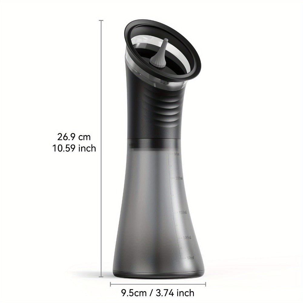 E80 Electric Ear Irrigation Kit with Three Modes, Dual Tank Sections, Temperature Display and USB Charging