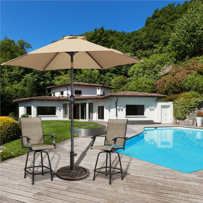 17.5-Inch Round Umbrella Base with Multiple Color Options for Outdoor Shade and Protection detail image - detail view 4