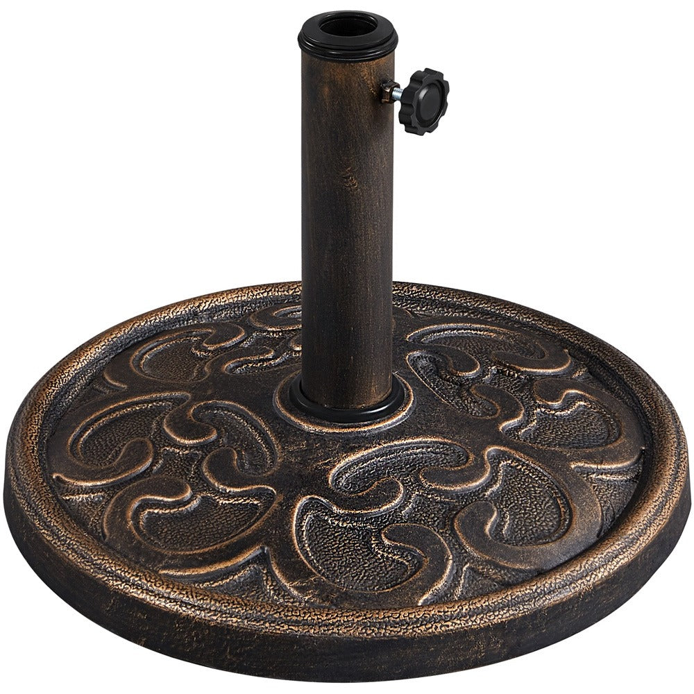 17.5-Inch Round Umbrella Base with Multiple Color Options for Outdoor Shade and Protection detail image - detail view 5