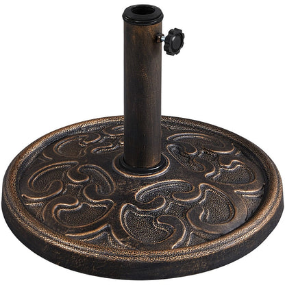 17.5-Inch Round Umbrella Base with Multiple Color Options for Outdoor Shade and Protection detail image - detail view 5