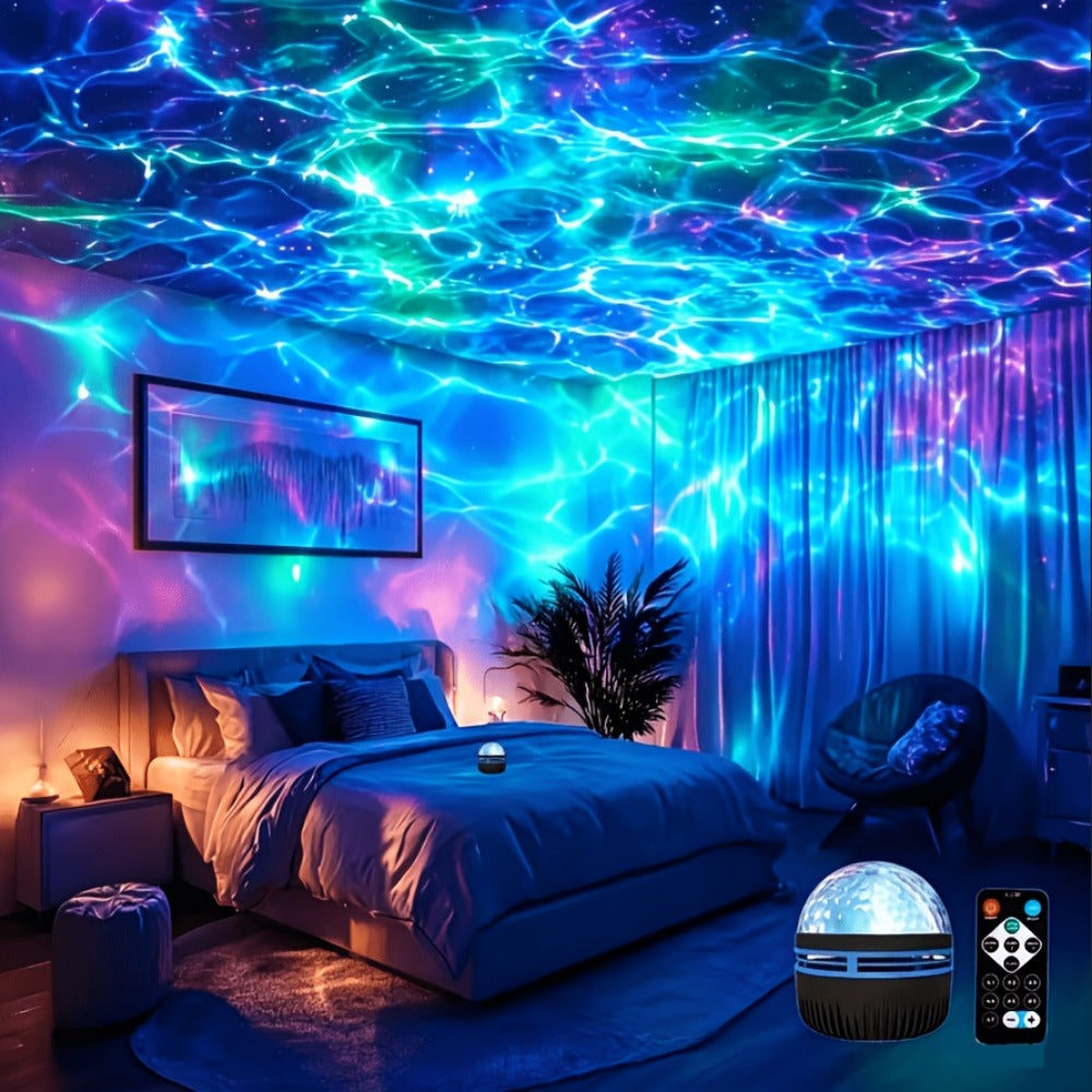 17-Color Star Projector Night Light with Remote, Timer and USB Power detail image - detail view 15
