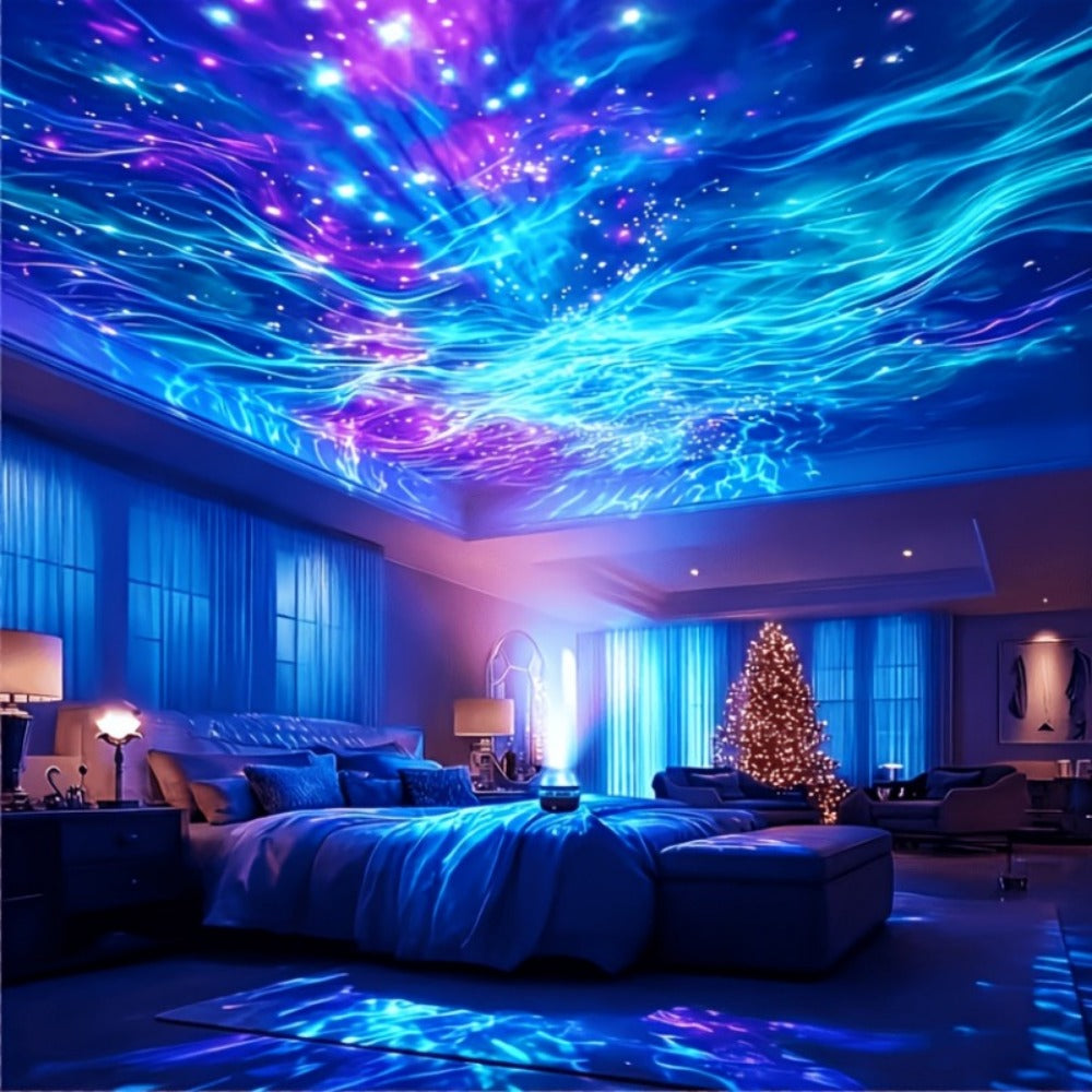 17-Color Star Projector Night Light with Remote, Timer and USB Power detail image - detail view 4